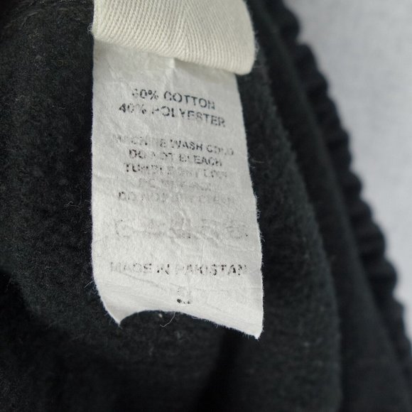 Roxy Hoodie Womens Small Black Pullover Long Sleeve Kangaroo Pockets Graphic - Picture 7 of 8